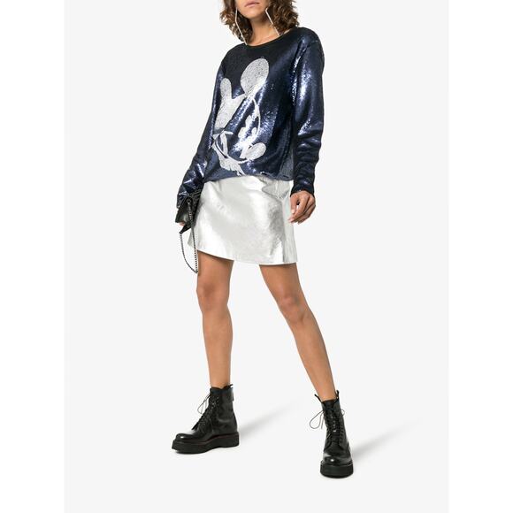 Faith Connexion X Disney Collab All Over Sequin Top Tunic Size Small New - Picture 6 of 13